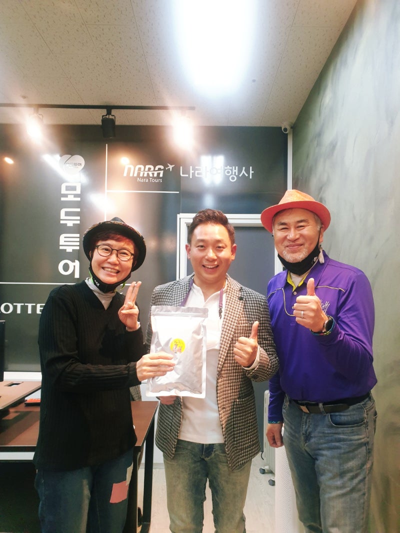 강애리자 님 사무실 응원차 방문 유튜브 촬영 원문 사진 1
